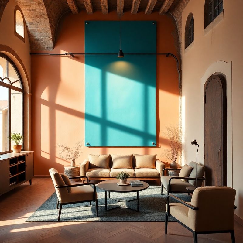 Interno dell'ufficio Casa Ferrari nel centro storico di Perugia